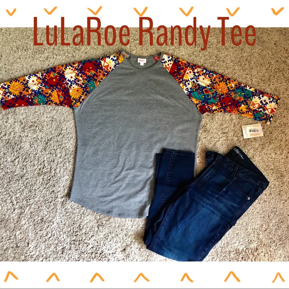 LuLaRoe Randy Tee Aztec Design